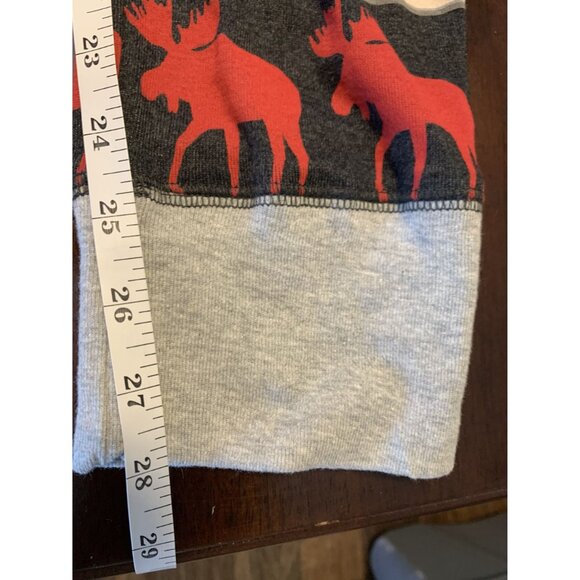 Lazy One XXL Adult Cotton Moose Print Flapjack Onesie Pajamas  Button-Up - Picture 7 of 10